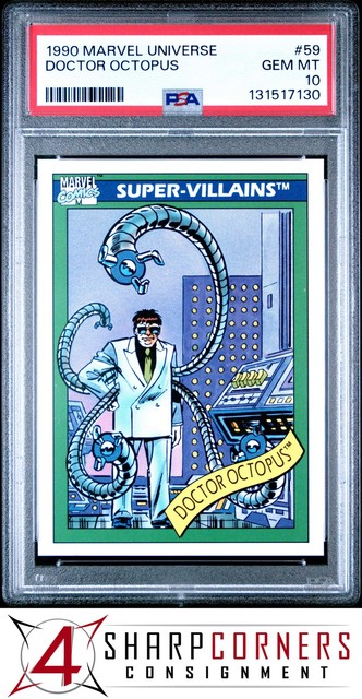 1990 MARVEL UNIVERSE #59 DOCTOR OCTOPUS PSA 10