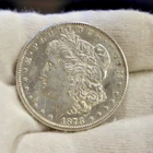 1878 S US Morgan Silver Dollar $1 AU+ (Cleaned)