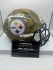 Terry Bradshaw Signed Pittsburgh Steelers Riddell Camo Mini Helmet Fanatics