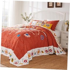 Greenland Home Barefoot Bungalow Topanga Jumbo King 3 Piece Multicolor