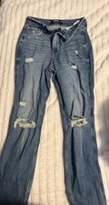 womens hollister ultra high rise mom jean size 0R