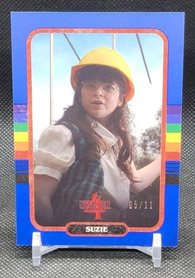 2023 Zerocool Stranger Things Season 4 #28 ''Suzie'' Eleven Blue Parallel /11