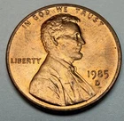 1985-D Lincoln Memorial Cent — photo from another recent sale