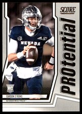 Carson Strong 2022 Score #P-CS Nevada Wolf Pack NFL READ FREE SHIP AutographDen