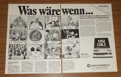 Seltene Werbung COMMODORE CBM 8032 Tischcomputer 1980