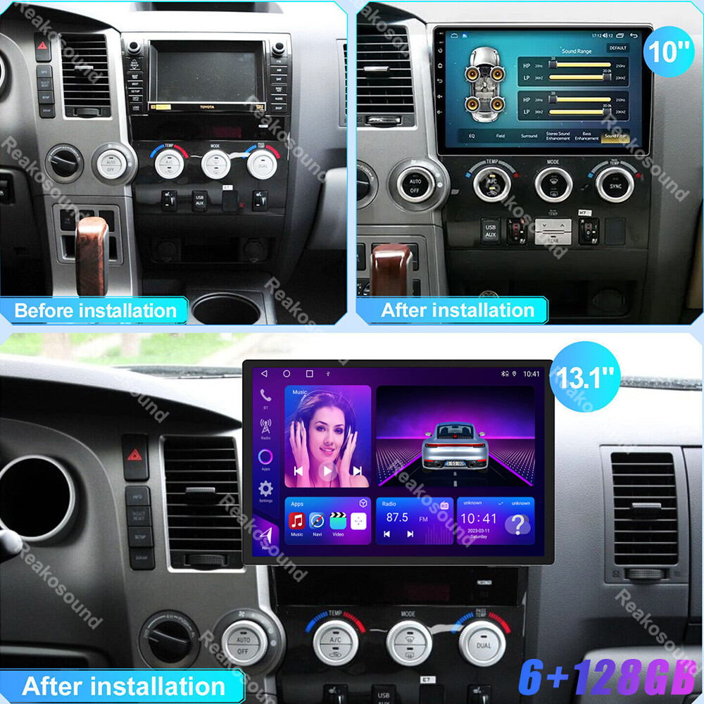 Apple - とら 13.1'' Carplay DSP 6+128G GPS Car Stereo Radio For Toyota