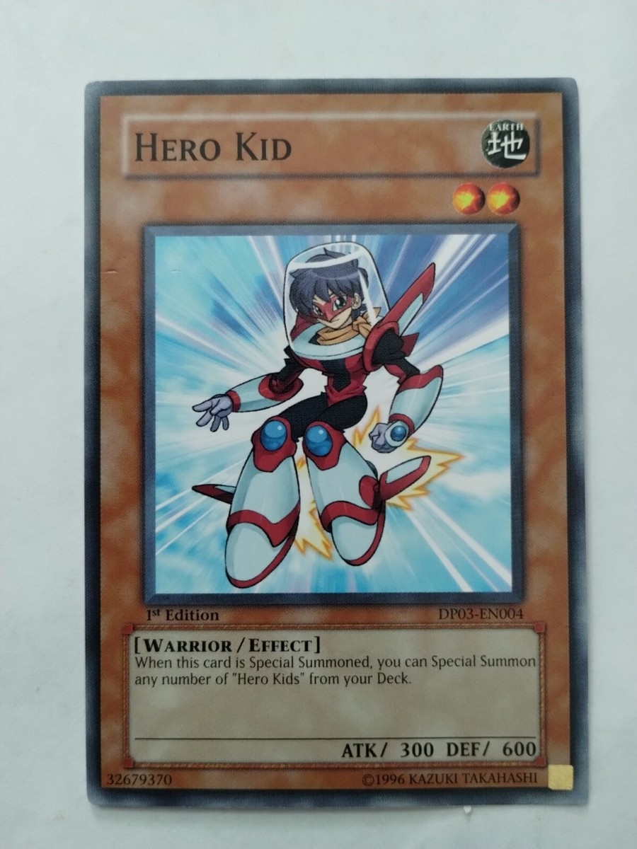 YUGIOH! HERO KID-1ST ED.-DP03-EN004 Duelist Pack Jaden Yuki 2 Com