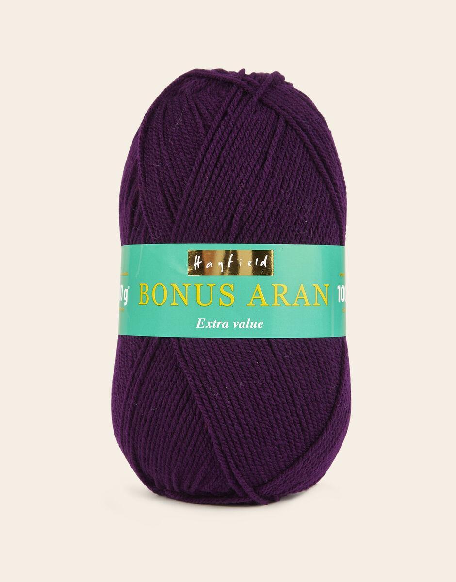 Sirdar Hayfield Bonus Aran Yarn, Purple (840), 100g - Image 2