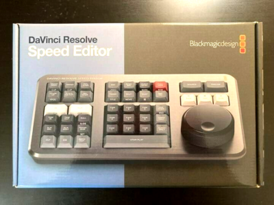 New Blackmagic Design DaVinci Resolve Speed Editor Keyboard Panel