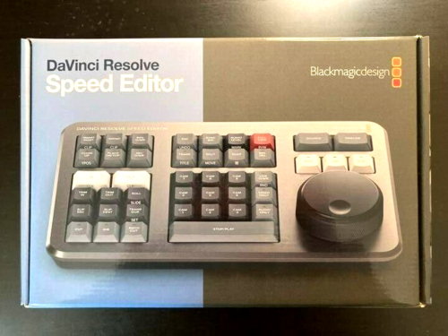 New Blackmagic Design DaVinci Resolve Speed Editor Keyboard Panel - No Software - Afbeelding 1 van 12