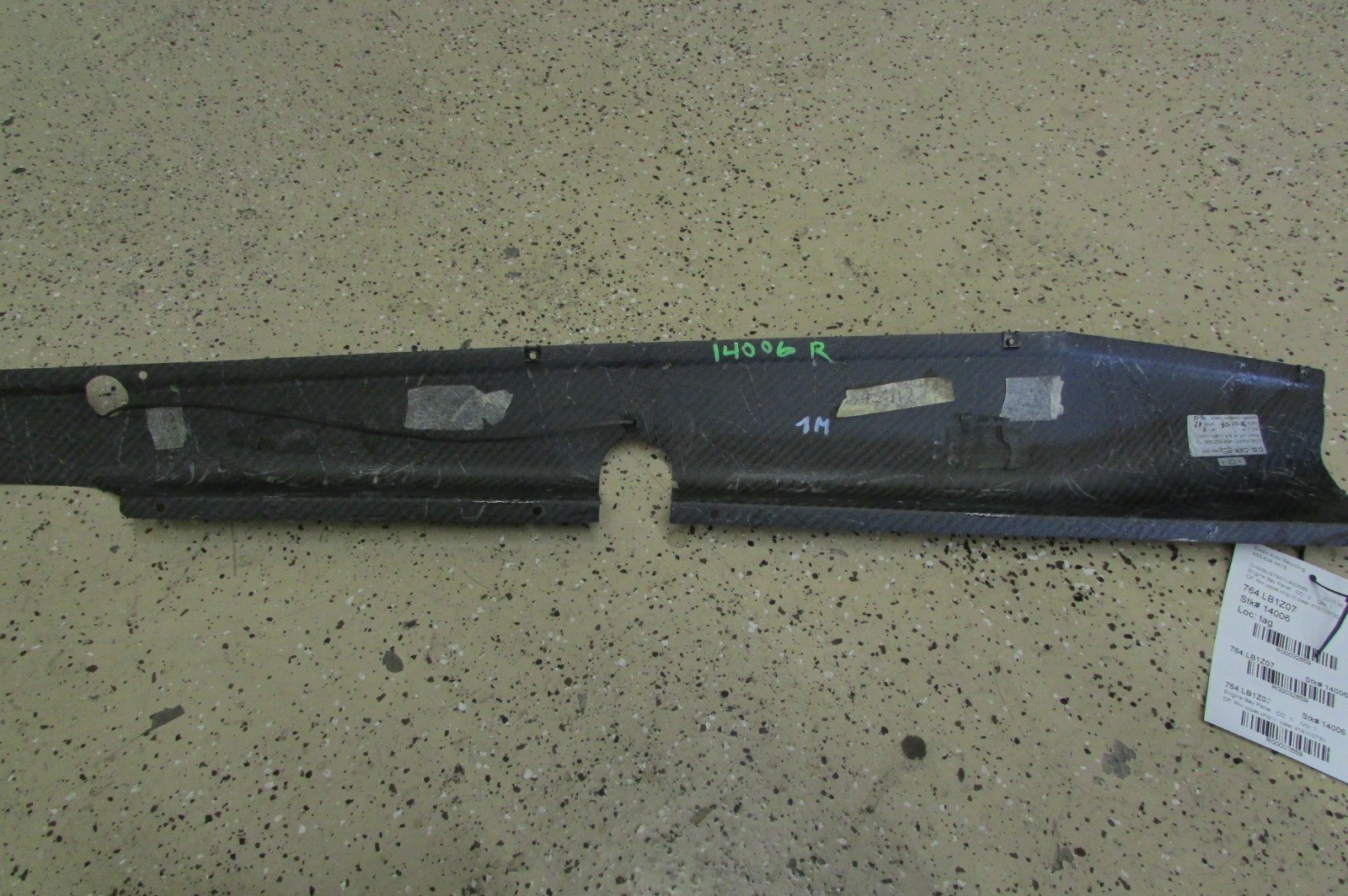 Lamborghini Murcielago RH Upper, Carbon Fiber Engine Bay Panel, Chip, 418103730