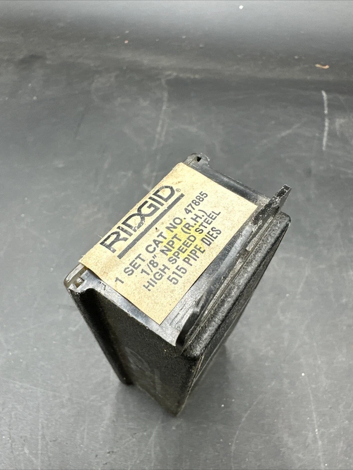 Genuine RIDGID 48910 1/4"-20 UNC LH High Speed Steel Bolt Dies - Image 4 of 4