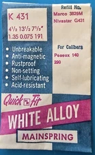 Peseux Cal. 140 290 Mainspring NOS