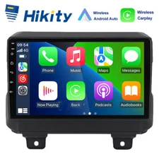 9" Android 12 Apple Carplay Car Stereo Radio GPS For 2018-2019 Jeep Wrangler JL