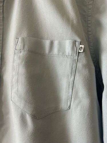 Timberland Mens Shirt Casual Full Sleeved Light Blue - Size Medium M - GENUINE ! - Picture 5 of 8
