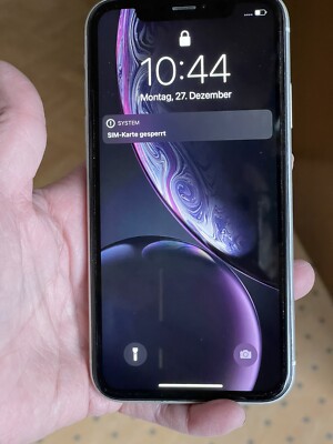 Apple iPhone XR - 64GB - Weiß (Ohne Simlock) A2105 (GSM)