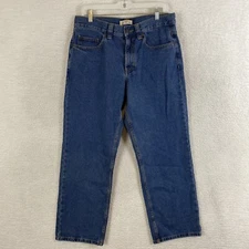 Blue Mountain 32x30 (Actual 33x30) Mid Rise Straight Leg Blue Jean Denim Y2K