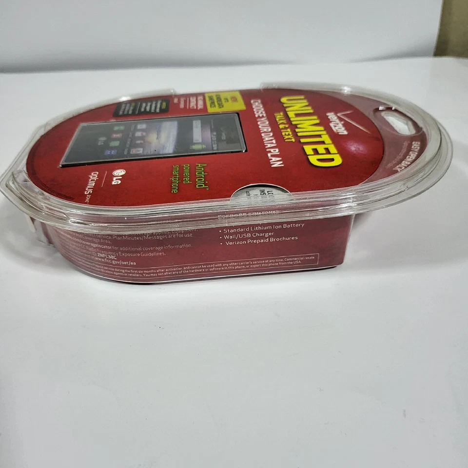 LG Optimus Zone VS410PP Verizon Wireless No Contract  Android Smartphone NEW - Image 3 of 4