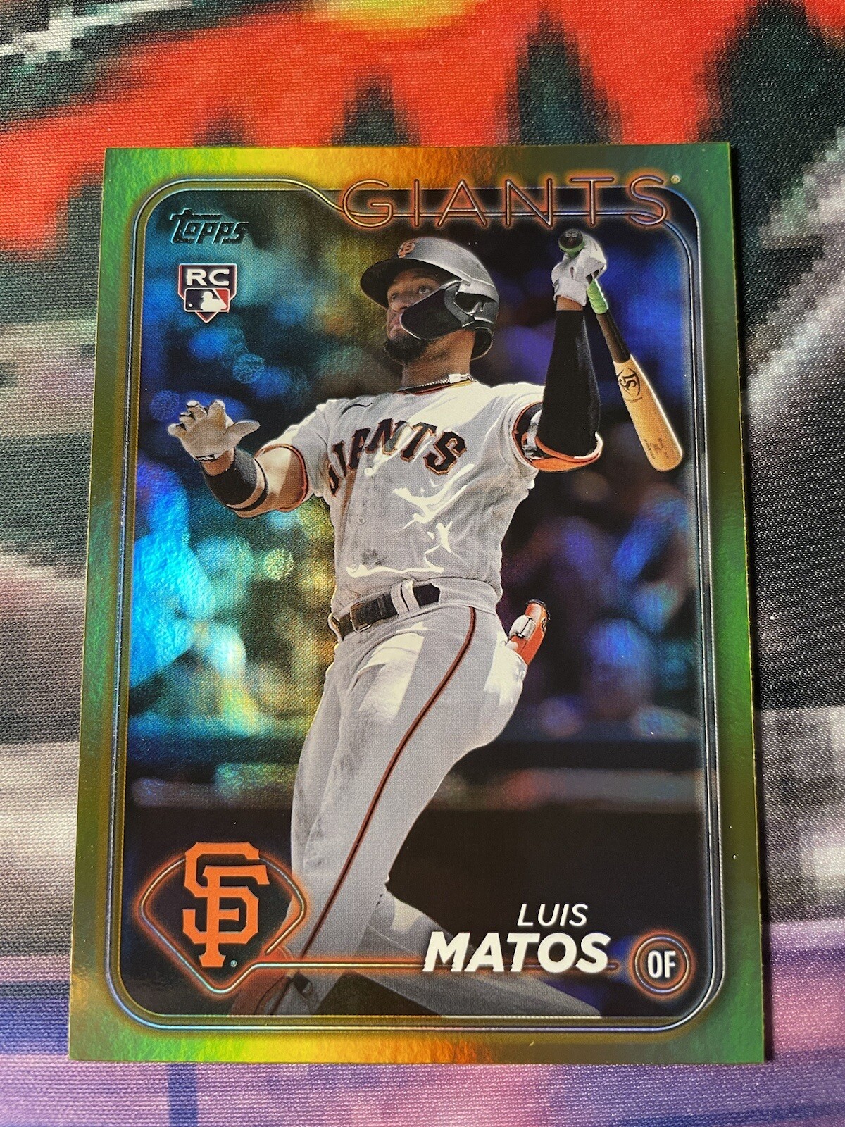 2024 Topps Series 1 Luis Matos Gold Foil RC  #28 Giants