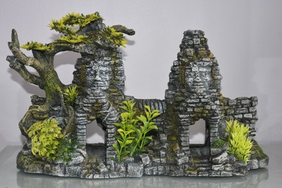 angkor wat aquarium decoration