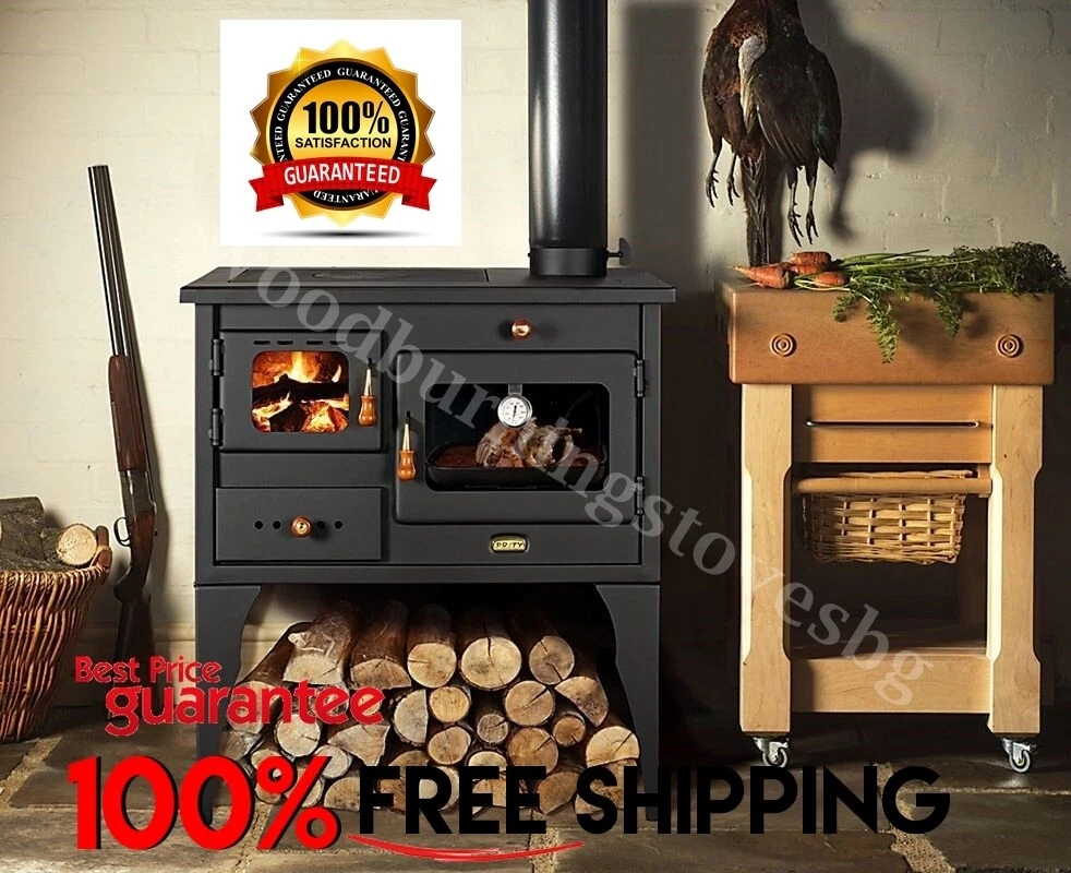 Cooking Wood Burning Stove Cooker Fireplace Prity 1P34L 10,1kW EcoDesign  2022 | eBay