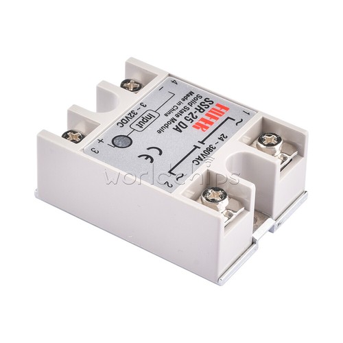1-10PCS SSR-25DA Solid State Relay Module 25A DC3-32V Input AC24-380V Output New - Picture 7 of 18
