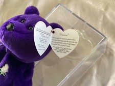 FIRST Edition Indonesian made PE Pellets TY Princess beanie bear VERY RARE     