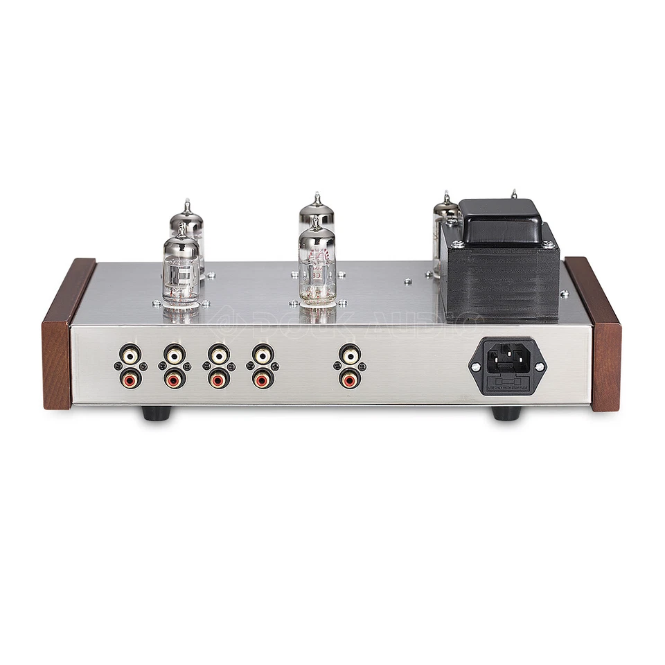 HIFI 12AX7 Preamplificatore valvolare Stereo Valve Tube Preamp for Home Stereo Speakers - Immagine 3 di 4