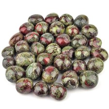 handpolierte Drachenblut - Jaspis Trommelsteine Ø 20 - 35 mm AA - Qualität p