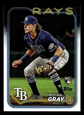 TRISTAN GRAY RC 2024 Topps Series 2 #483 Tampa Bay Rays