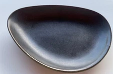 Bon Chef Tavola Eros 10" x 7" Porcelain Organic Oval Dinner Plate