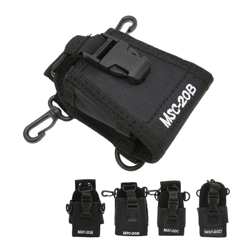 Black Holder Portable Universal Nylon Radio Case Pouch For 2 Way Radio - Zdjęcie 10 z 12