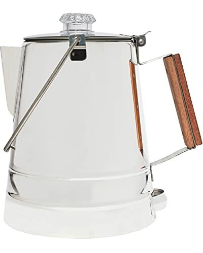 Butte Camping Coffee Pot Campfire Coffee Pot Stainless Steel Coffee Maker 