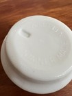 Asian Design Milk Glass Jar Container With Lid Made in Belgium — photo 8