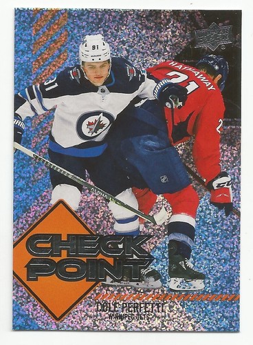 2024-25 Upper Deck Series 1 COLE PERFETTI Check Point Speckle SP #CP-6 JETS