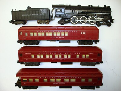 American Flyer Mountaineer Passenger Set w/ 293 Loco + 3 Cars [Lot 12-S21]