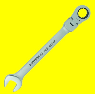 PROXXON MicroSpeeder RingmaulRatschenschlüssel mit Gelenk 90° AUSWAHL 8-24mm