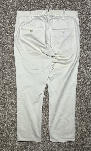 GANT Diamond G Men’s Pants Classic Chino Solid Beige Basic Slim Fit Size 46 - Picture 2 of 20