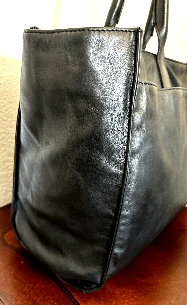 Lucky Brand Woven Leather Nita Artisan Made Handbag Shoulder Bag