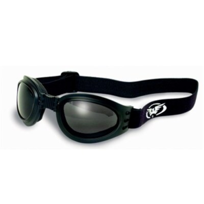 Global Vision Brille Adventure, Faltbar, UV 400, Windschutz, Schwarz