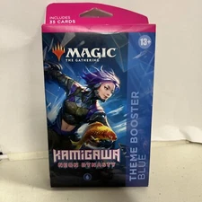 Magic The Gathering Kamigawa Neon Dynasty Blue Theme Booster Wizards of the Coas