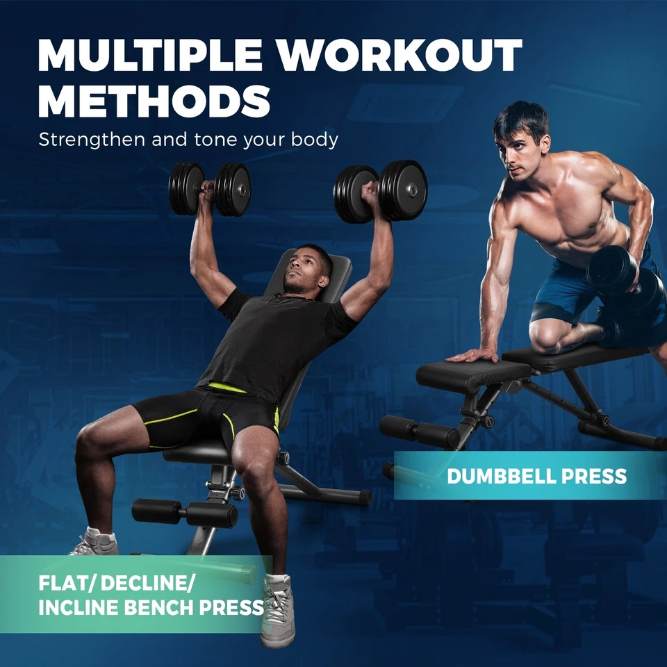 Finex Weight Bench FID Bench Press Fitness Flat Incline Decline Sit Up Gym - image 2 of 4