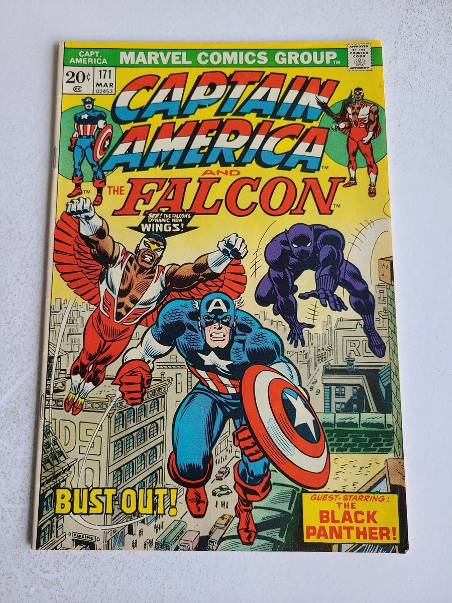 マーベルアメコミ Captain America #171 ,Marvel 1974 Comic, (Marv44), F/VF 7.0 | eBay