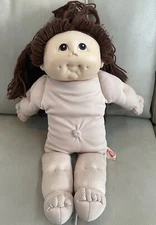The Original Doll Baby  M N Thomas Brown Hair Brown Eyes Girl 1984 Cabbage Patch