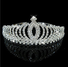Crown Bridal Rhinestone Headpiece Tiara Crystal Bridal Headband Hair Accessories