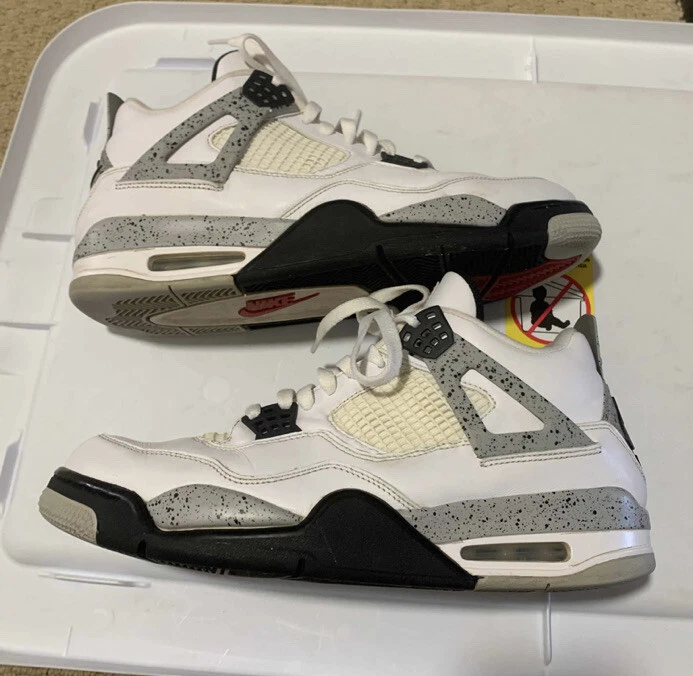 Size 12 - Jordan 4 Retro OG White Cement 2016 Original Box Good