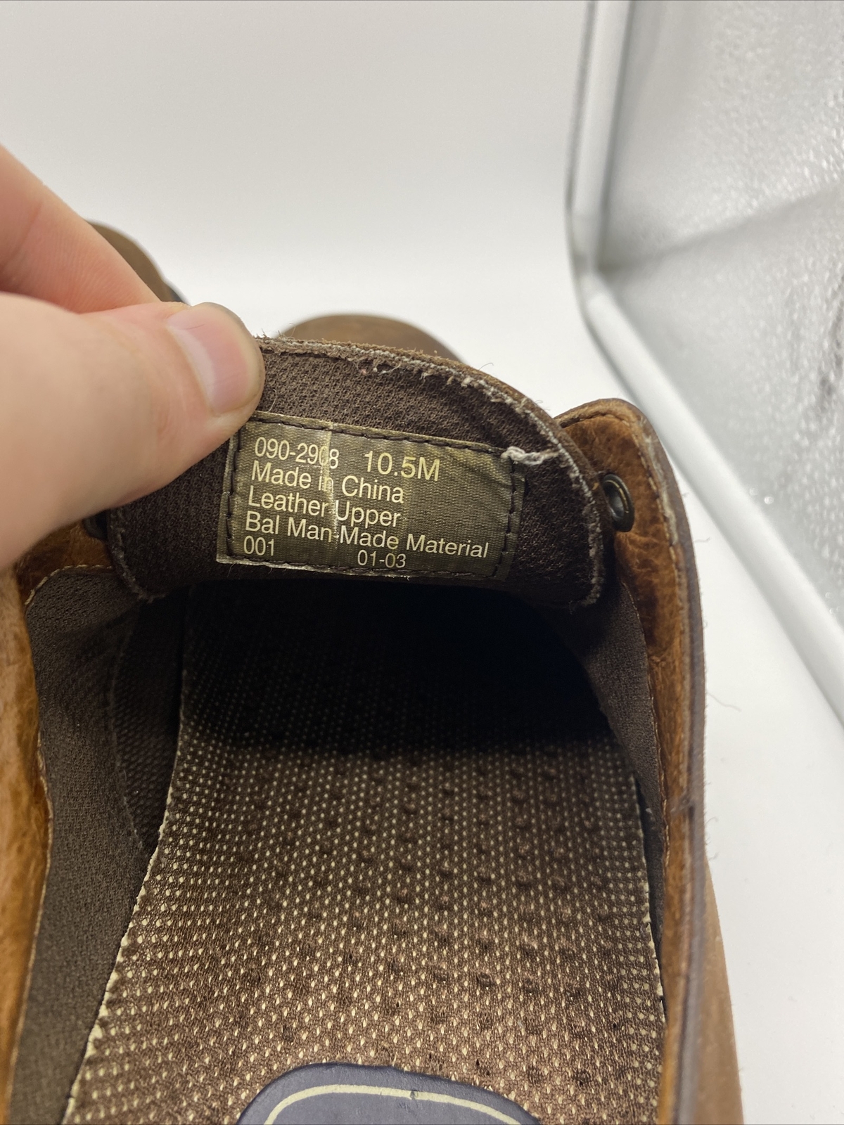 SAOLA Dockers Columbia 090 2908 Oxford scarpe stringate in pelle scamosciata marrone uomo 10 5 M