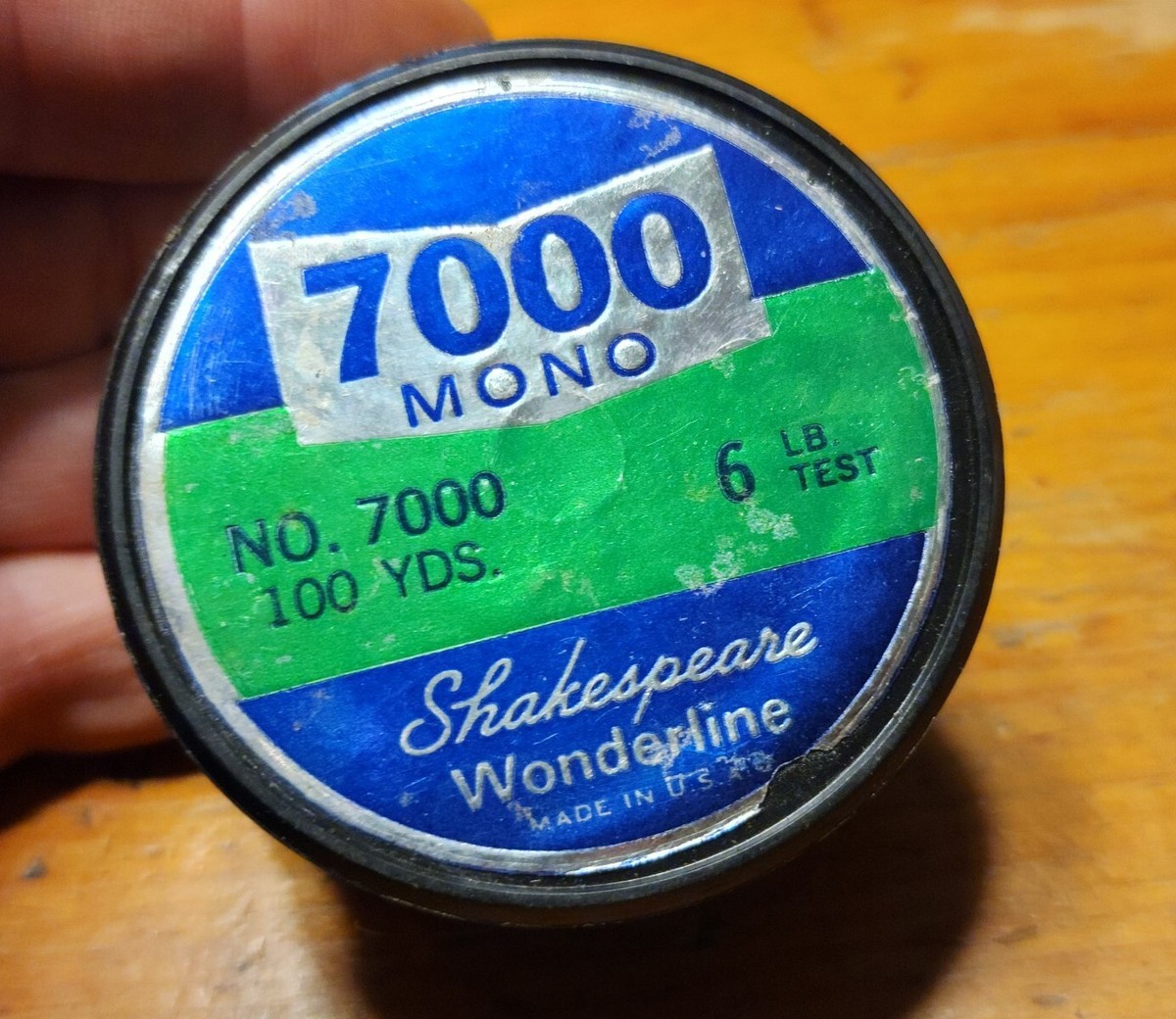 Vintage Shakespeare Wonderline Spool Spinning Line 7000 Mono