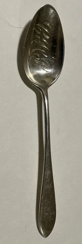 Sterling Silver Spoon w/ Monogram 1900’s 5.5” 20.7 g