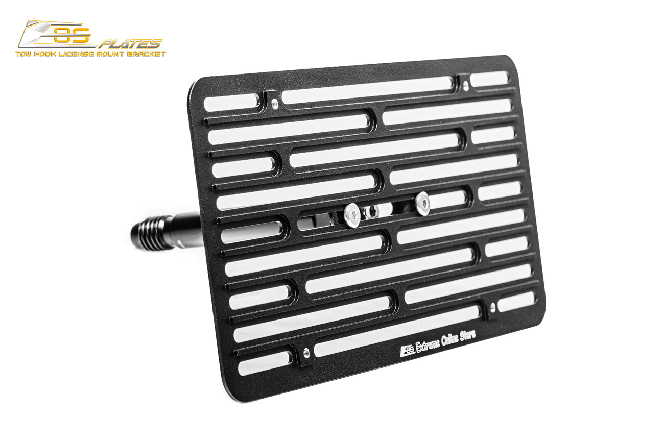 EOS Plate Full Sized Front Tow Hook License Bracket For 10-15 Ferrari 458 Italia